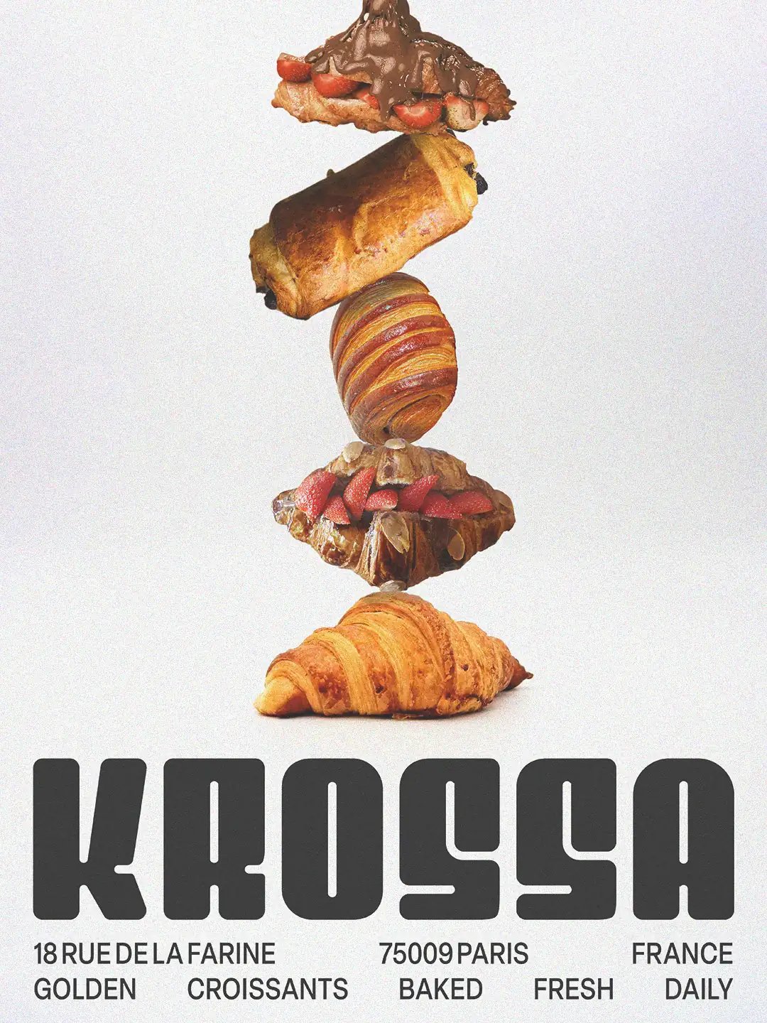 Krossa Editorial Print Layout
