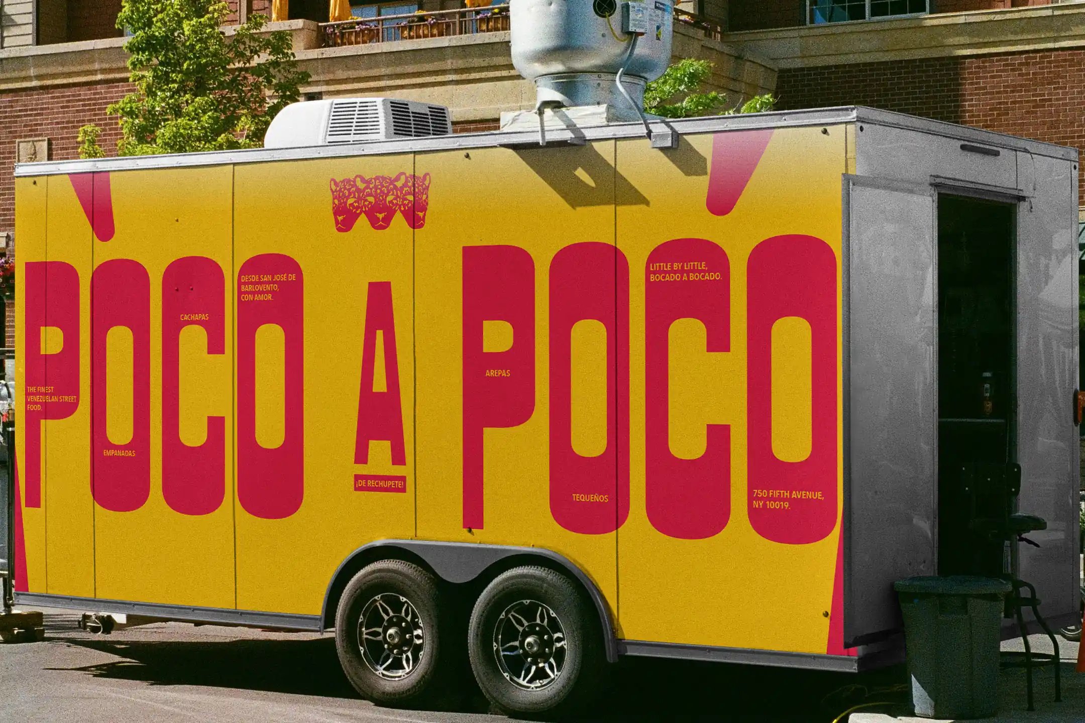 Poco A Poco food truck wrap