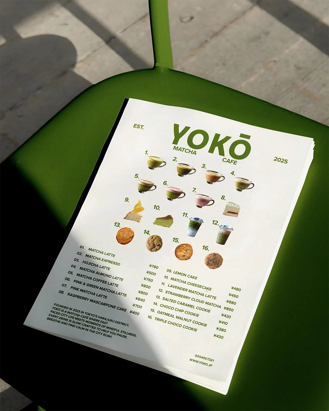 YOKŌ Menu