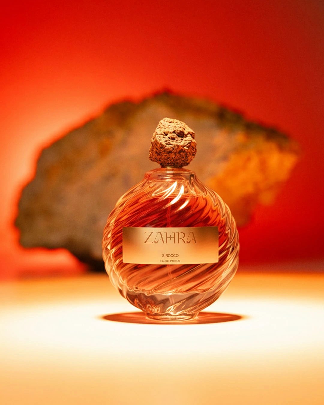 Zahra Sirocco Bottle on Display