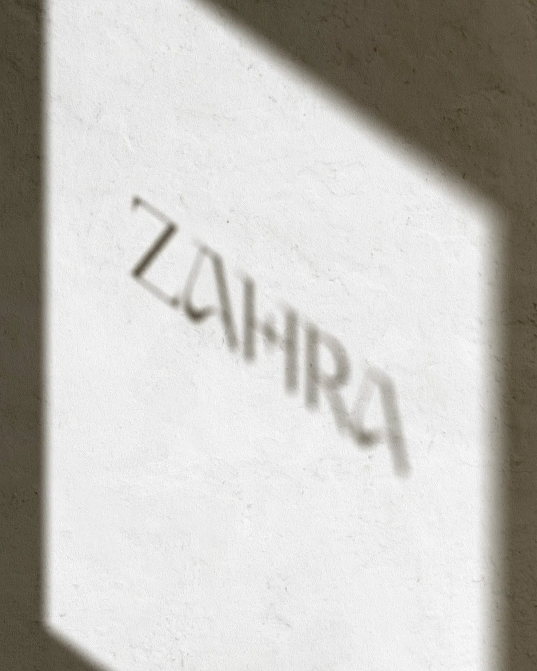 Zahra Store Sign Shadow